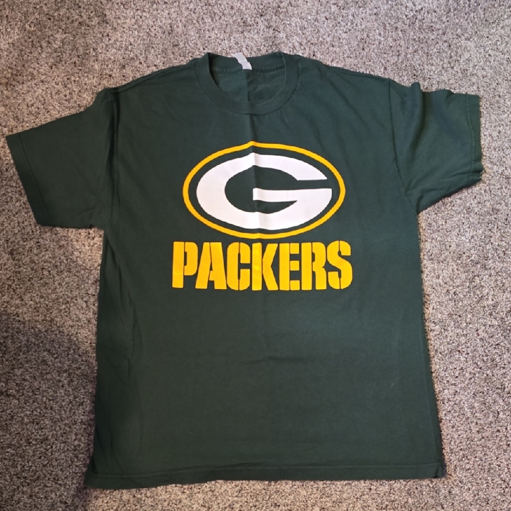 Alstyle Green Packers Short Sleeve Tee